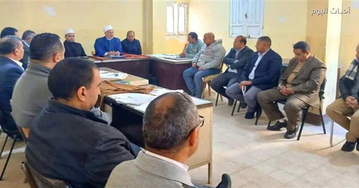 وكيل أوقاف بني سويف يناقش تطوير الأداء القانوني