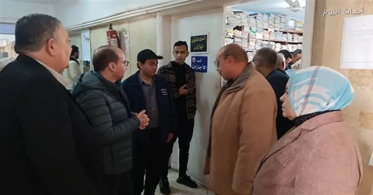 وكيل صحة الدقهلية يتفقد ديوان المديرية لحل العقبات