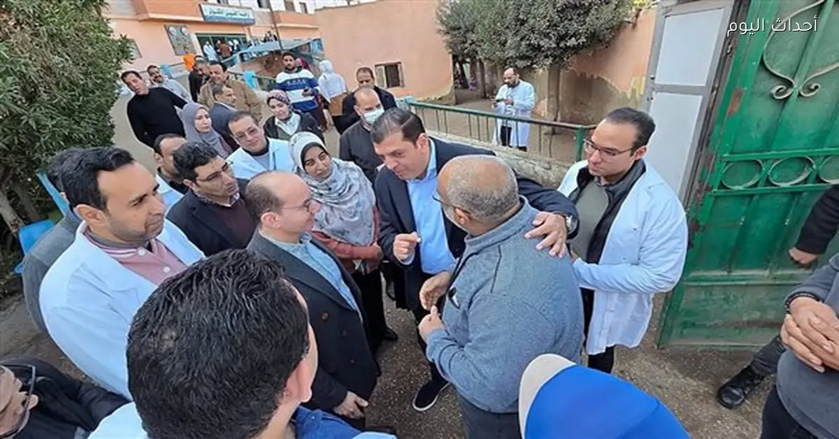 وكيل صحة الدقهلية يتفقد مستشفى شربين ويقرر إنشاء وحدة لإذابة الجلطات