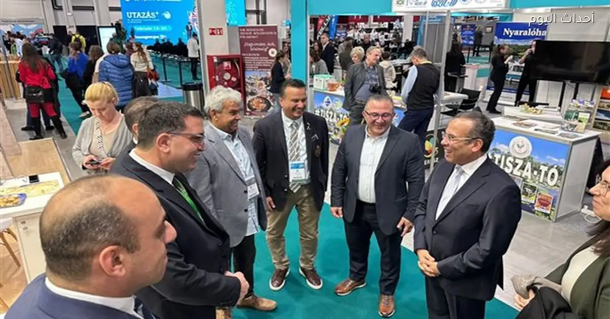 الجناح المصري يحصل على جائزة أفضل تصميم في معرض بودابست السياحي