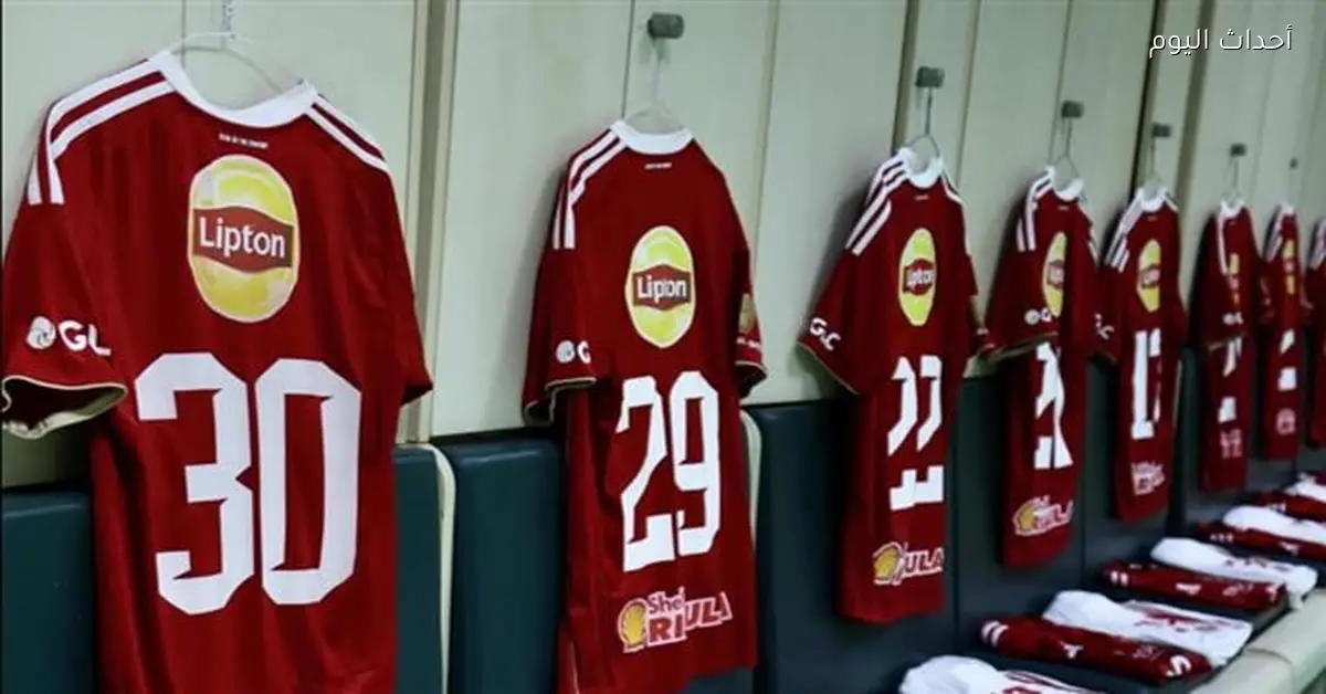 غرفة ملابس الأهلي تستعد لمواجهة سموحة في الدوري