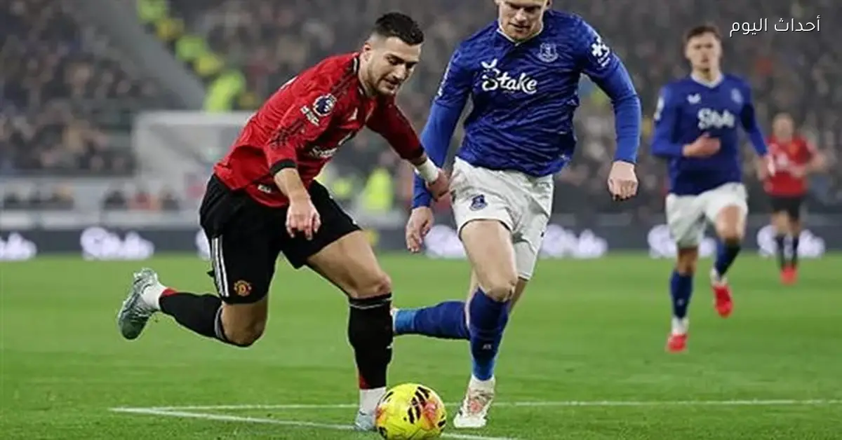 ملخص وأهداف مباراة مانشستر يونايتد وإيفرتون في الدوري الإنجليزي