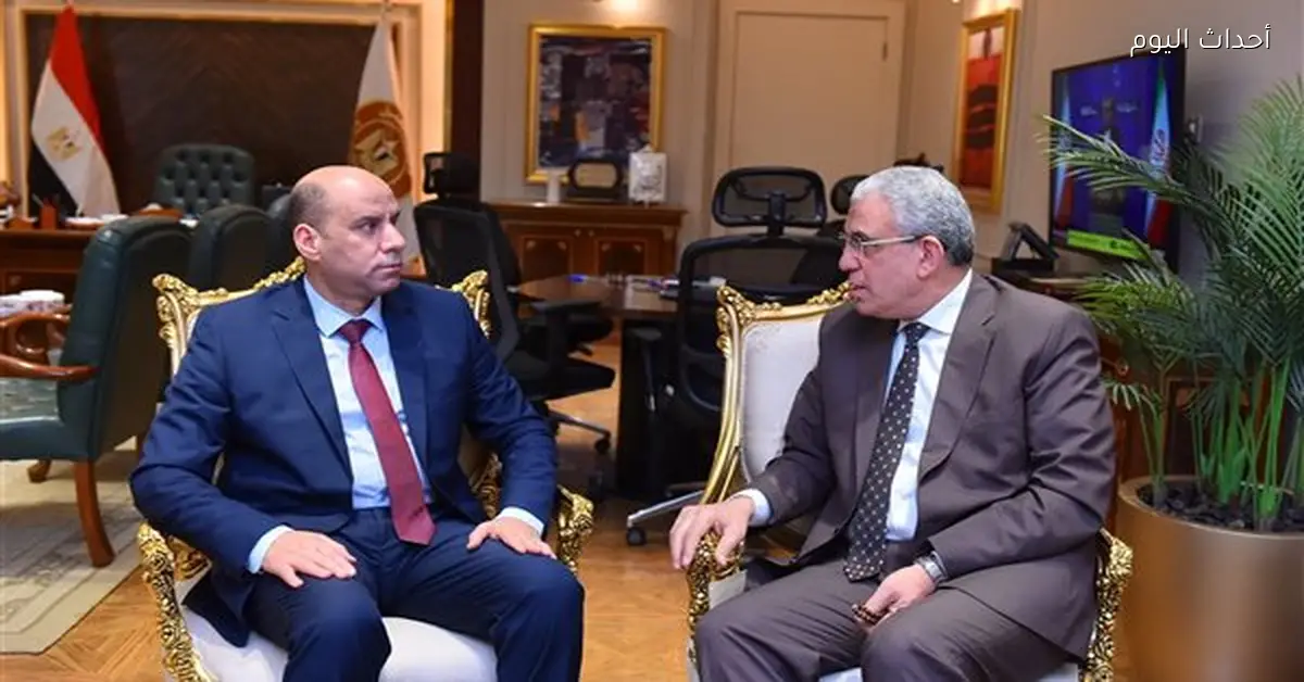 وزير العمل يلتقي رئيس نقابة المالية والضرائب والجمارك