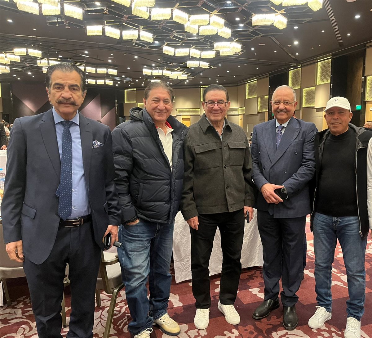 نجوم الوسط الرياضي المصري من حفل جمعية اللاعبين المحترفين