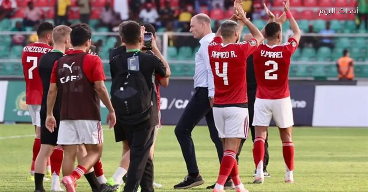 توروب والشناوي في المؤتمر الصحفي لمباراة الأهلي وشبيبة القبائل