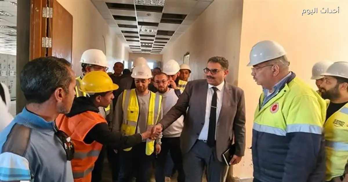 «صفائي» يتابع إنشاء محطتي ماقوسة وملوي لتحسين الخدمة