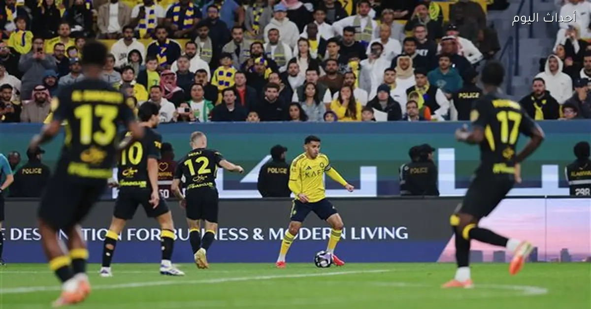 نتيجة مباراة النصر والاتحاد 2-0 والشوط الثاني جاري بالدوري السعودي