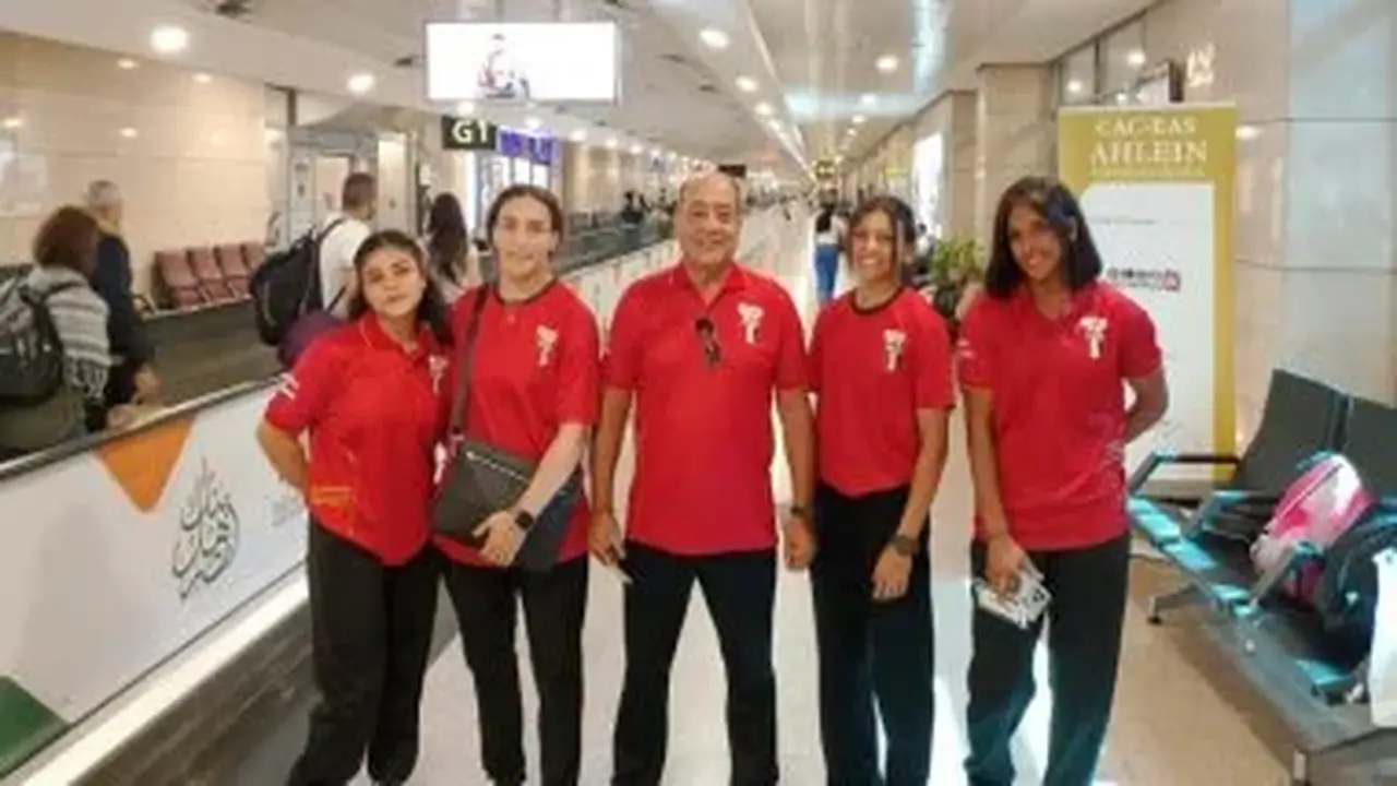 بعثة المصارعة النسائية المصرية تغادر إلى إيطاليا للمشاركة في دورة ألعاب البحر المتوسط